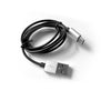 A black Type C USB Charging Cable (DL5/GL/Lum2/Handyscope) connected to a white surface. (Brand: DermLite)