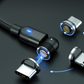 USB Charging Cable (Magnetic/3-Way) - Dermatoscopes.com